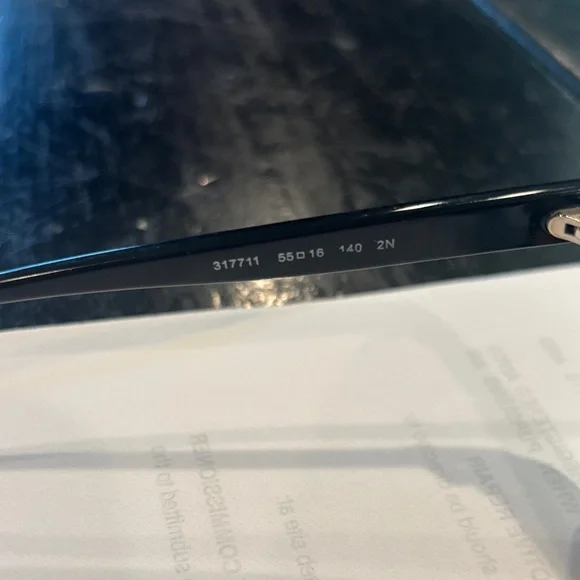 Michael Kors Black Sunglasses with Tan Lenses - Picture 4 of 9